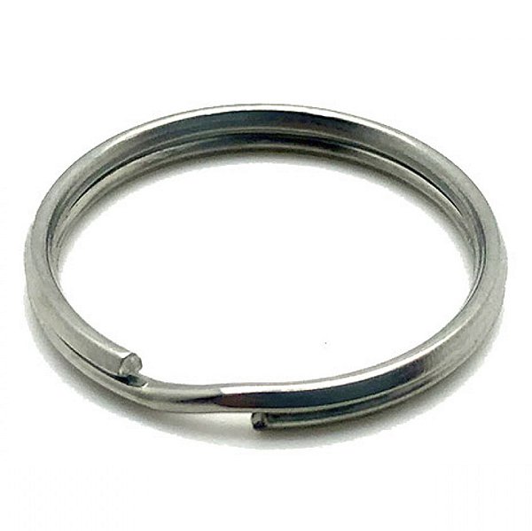 500un Argola Para Chaveiro 21mm Niquelada Metal Enfeite