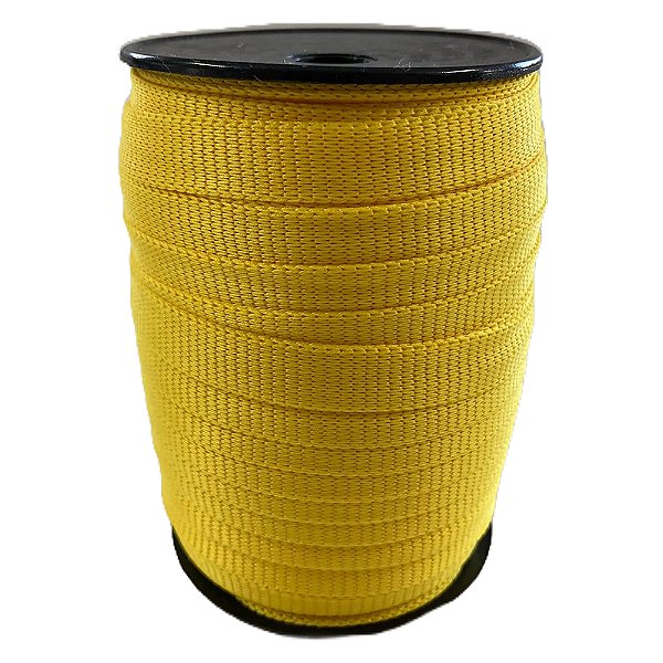 50m CCA 10mm Amarelo Canário Fita Alça Bolsa Cordão Crachá