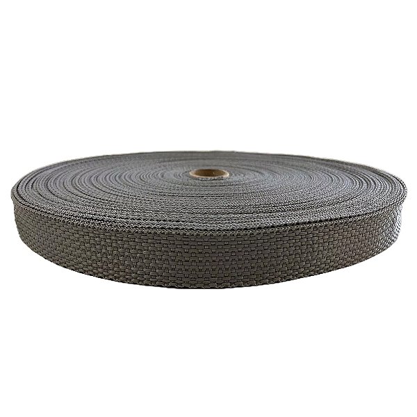 50m Alça CBR 25mm Cinza Cadarço Costura Fita Bolsas Mochilas
