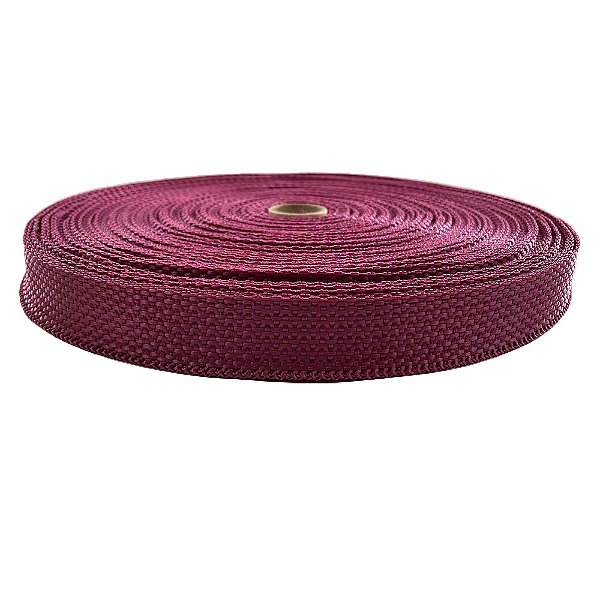 50m Alça CBR 25mm Vinho Cadarço Costura Fita Bolsas Mochilas