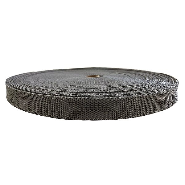 250m Fita CA 30mm 3cm Cinza Alça Cadarço Bolsas Mochilas