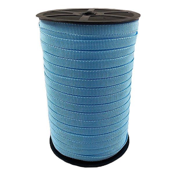 250m Fita CTF 10mm Azul Bebê Cadarço Alça Bolsas Mochilas