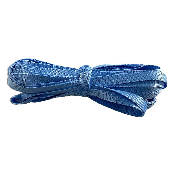 10m Cordão CCA 10mm Azul Bebê Fita Bolsas Crachá Mochila