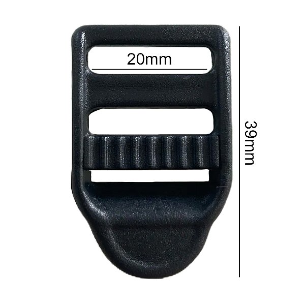 1000un Castelinho 20mm Preto Plástico Costura Bolsas Mochilas