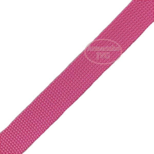 10m Fita CA 25mm 2,5cm Rosa Flúor Cadarço Alça Bolsas Mochilas