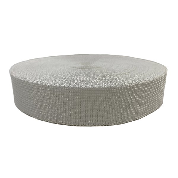 25m Viés Boneon 25mm Branco Costura Acabamento Mochila Bolsa