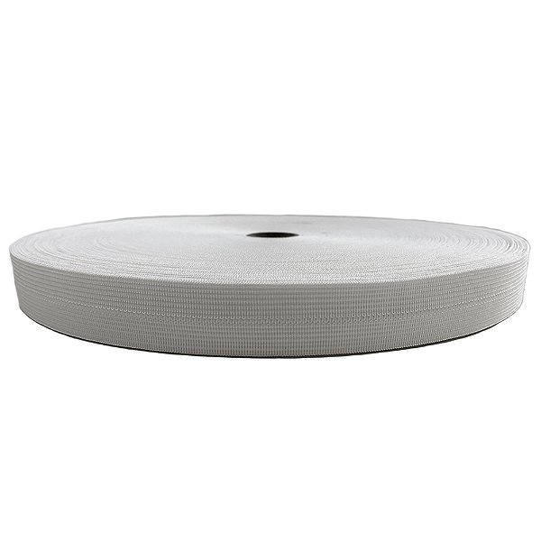 1000m Viés Boneon 25mm Branco Acabamento Bolsa Mala Mochilas