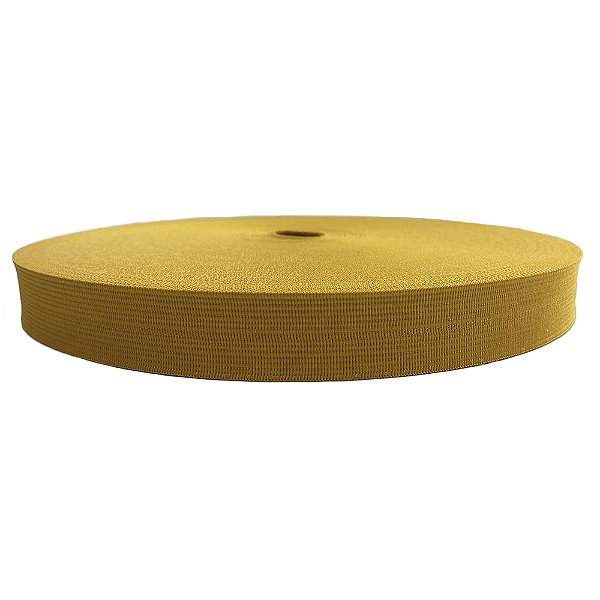 100m Viés Boneon 25mm Amarelo Acabamento Mochilas Bolsas