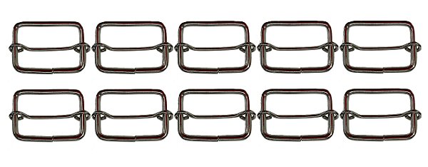 500un Regulador 40mm Niquelado Ferro Passador Bolsas Mochila