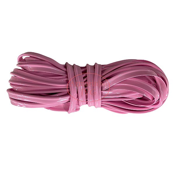 50m Vivo PVC Rosa Bebê Costura Acabamento Bolsa Mochilas Mala Plástico