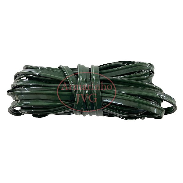 250m Vivo PVC Verde Musgo Costura Acabamento Bolsa Mochila Mala Plástico