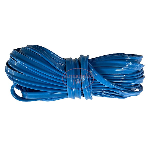 250m Vivo PVC Azul Turquesa Costura Acabamento Bolsa Mochila Mala Plástico
