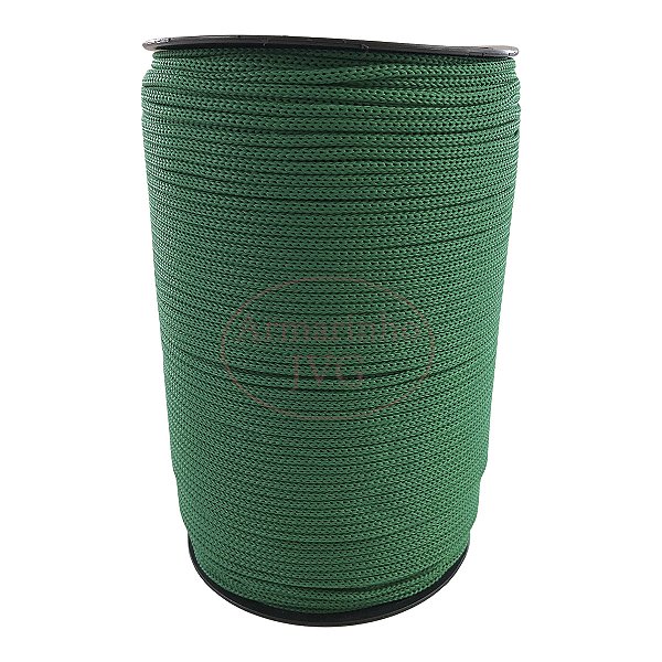 1kg Fio Náutico 4/1 Verde Bandeira Fitilho Rabo Rato Sacos