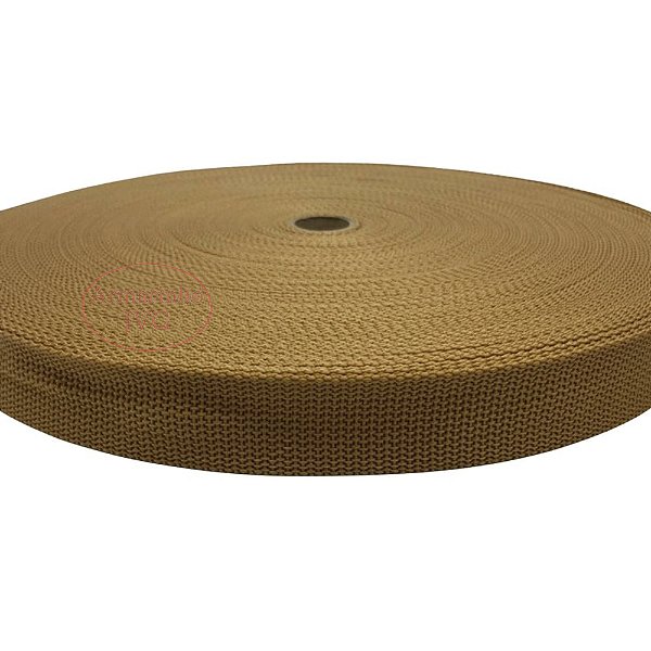 500m Fita CA 30mm 3cm Bege Alça Cadarço Bolsas Mala Mochilas