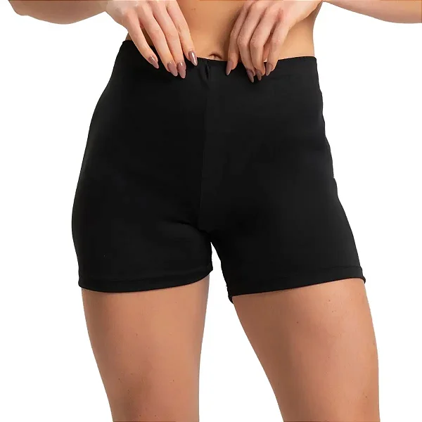 Short Anágua Segunda Pele Liso Shortinho Íntimo Bermuda