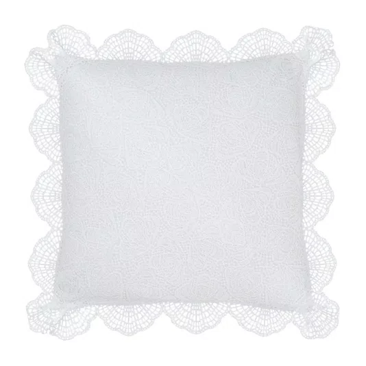 Almofada Vivienne Branco Buddemeyer Luxus 40 x 40 cm