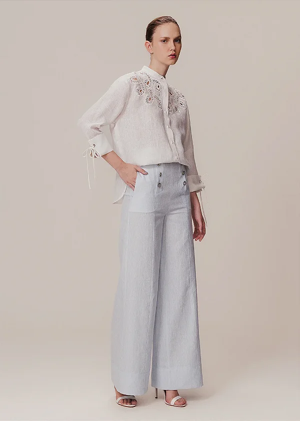 CALCA PANTALONA 100% LINHO ANCORA