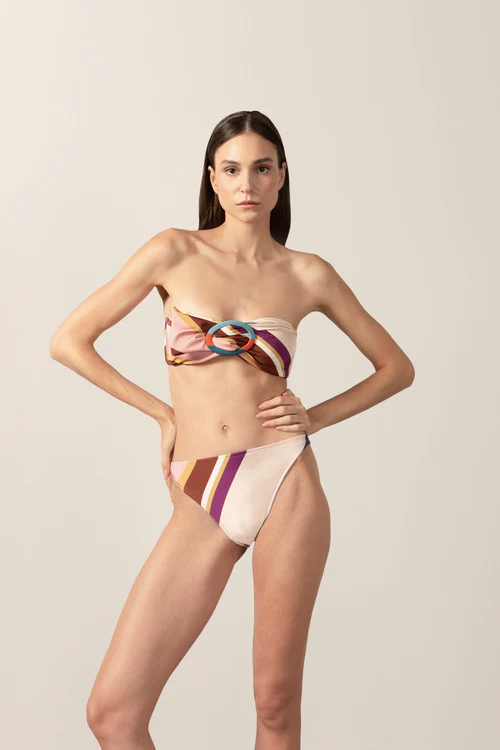 CONJUNTO BIQUINI ASA DELTA LISTRAS DIAGONAIS