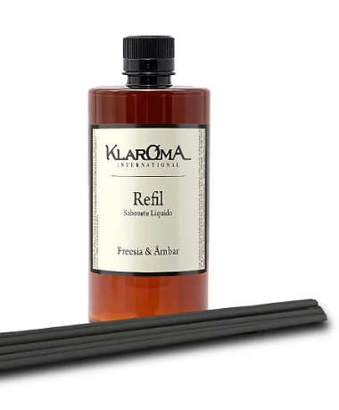 REFIL SABONETE LIQUITO FREESIA & ÂMBAR 500ML