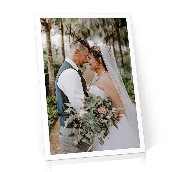 Quadro Entrada do Casamento com Fotos 45x63cm