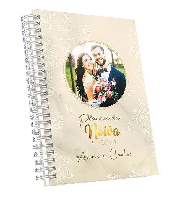Planner da Noiva com Foto - Agenda para Organizar o Casamento