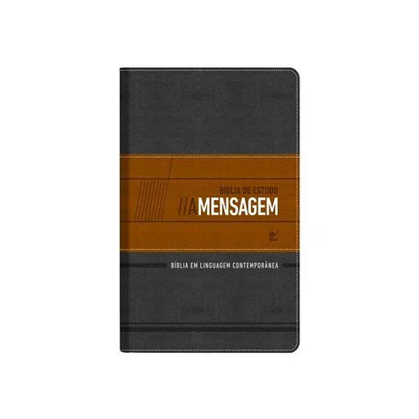 Biblia a Mensagem - Cinza e Bege