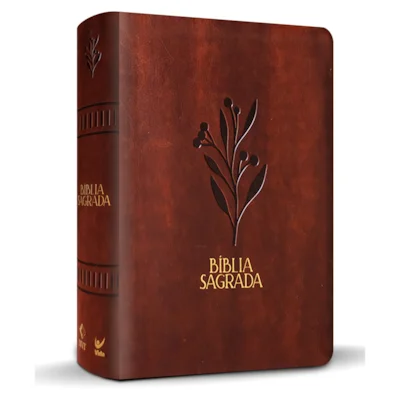Bíblia sagrada Capa Luxo Oliveira Marrom | Viviane Martinello