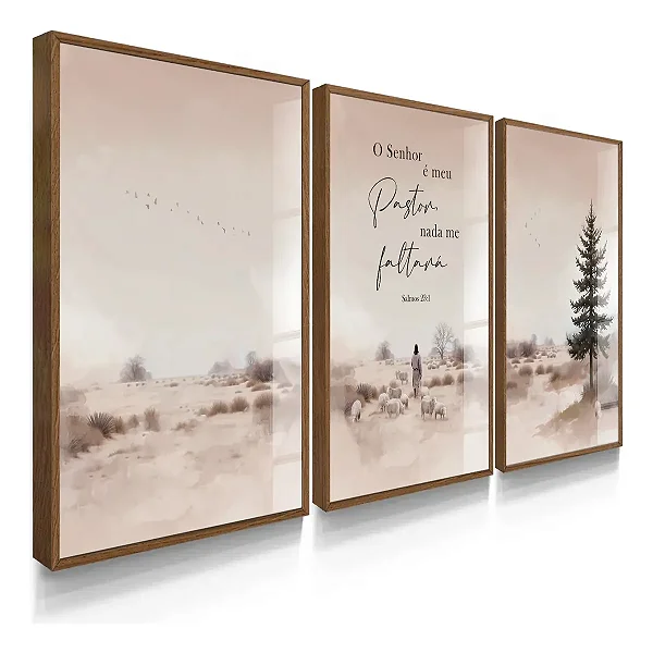 Quadro decorativo Trio Salmos