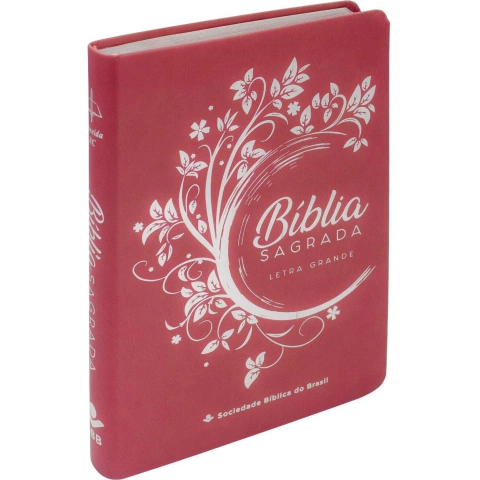 Bíblia Letra Grande Capa luxo pink