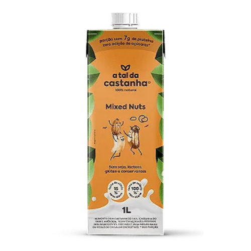 Leite de Castanha Mixed Nuts 1L A Tal da Castanha