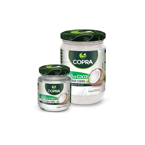 Óleo de Coco Sem Sabor / Cheiro 500ml Copra