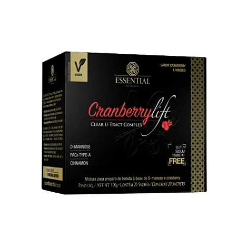 Cranberry Lift 20 Sachês 5g Essential Nutrition