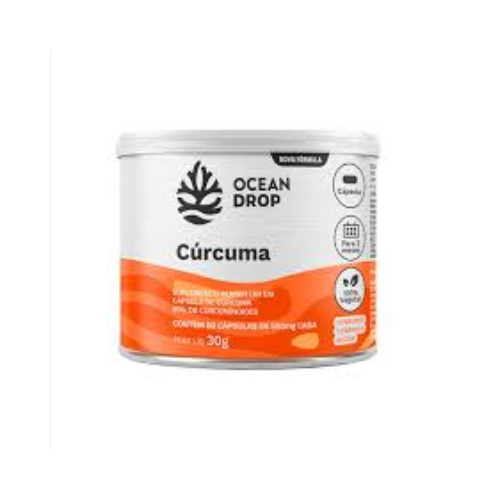Cúrcuma 60 Cápsulas 500mg Ocean Drop