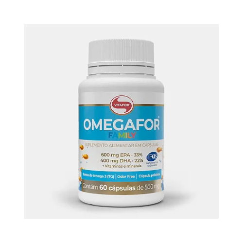 Omegafor Family 60 Capsulas Vitafor