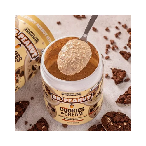Pasta de Amendoim Cookies e Cream 600g Dr Peanut
