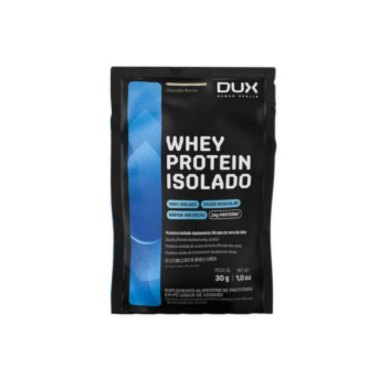 Whey Protein Isolado Sachê 30g Sabor Chocolate Branco Dux