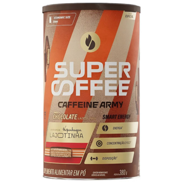 Super Coffee Chocolate Lajotinha 380g Caffeine Army