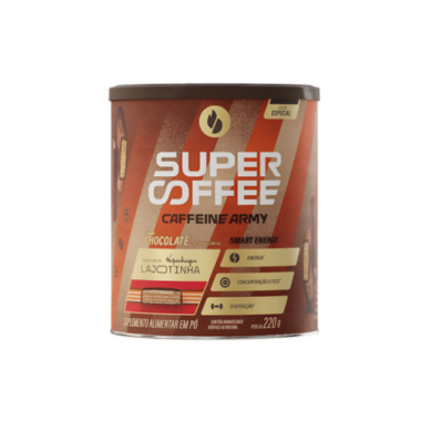 Super Coffee Chocolate Lajotinha 220g Caffeine Army