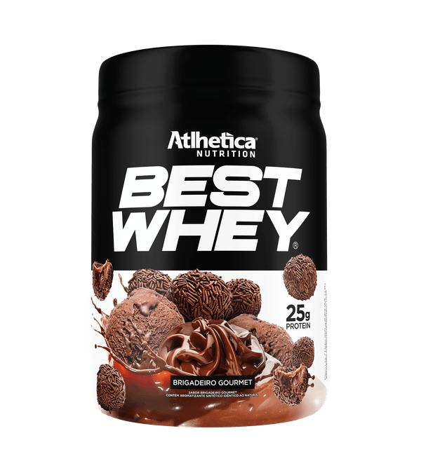 Best Whey Proteína 3W 450g Brigadeiro Gourmet Atlhetica Nutrition