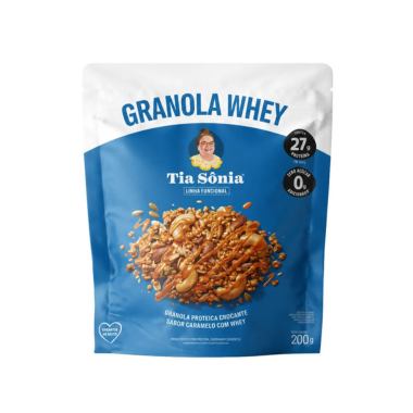 Granola Whey Linha Funcional 200g Tia Sônia