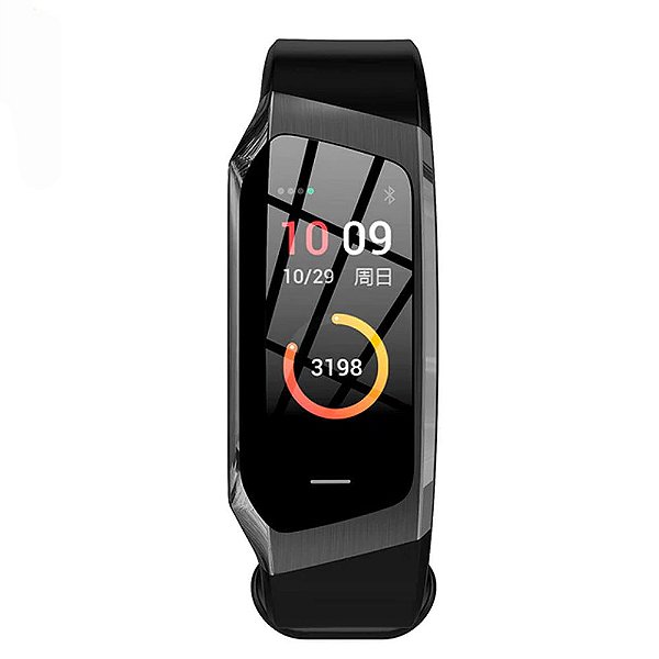 Relógio Eletrônico Smartwatch Talk Band - Preto com Cinza - Android e IOS
