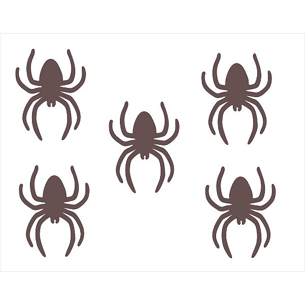 Aplique Aranha 10 unidades MDF