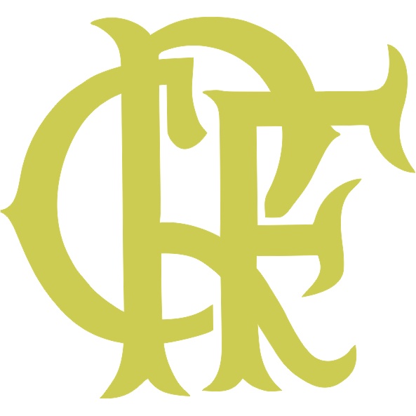Aplique Flamengo 5cm 10 unidades acrílico dourado