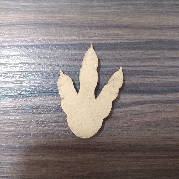 Aplique Pegada de Dinossauro 20 unidades MDF