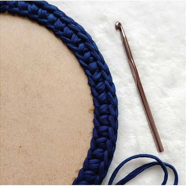 Base Circular MDF 28 cm para Crochê 1 unidade