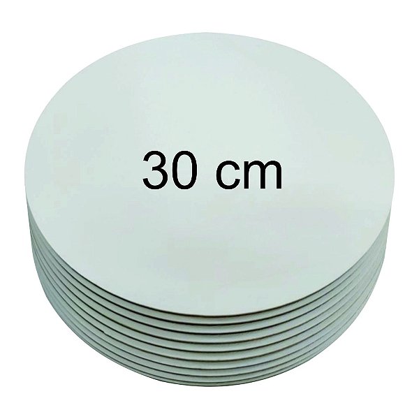 Cake Board Circular 30cm 5 unidades MDF
