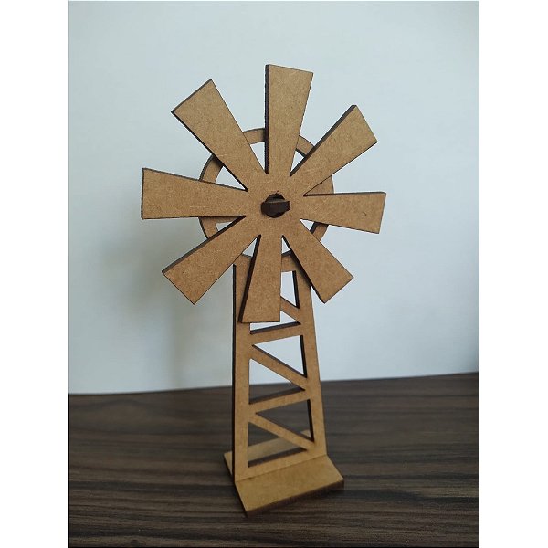 Mini Moinho 13cm 5 unidades em MDF