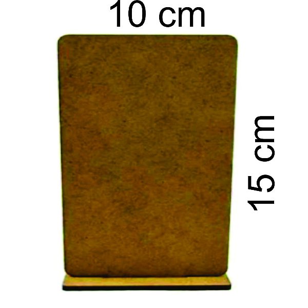 Mini Painel 10 x 15cm 5 unidades Vertical MDF