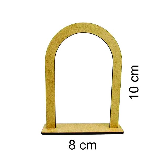 Mini Painel Arco 10cm 10 unidades MDF