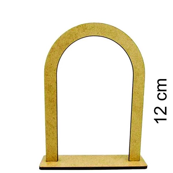 Mini Painel Arco 12cm 10 unidades MDF